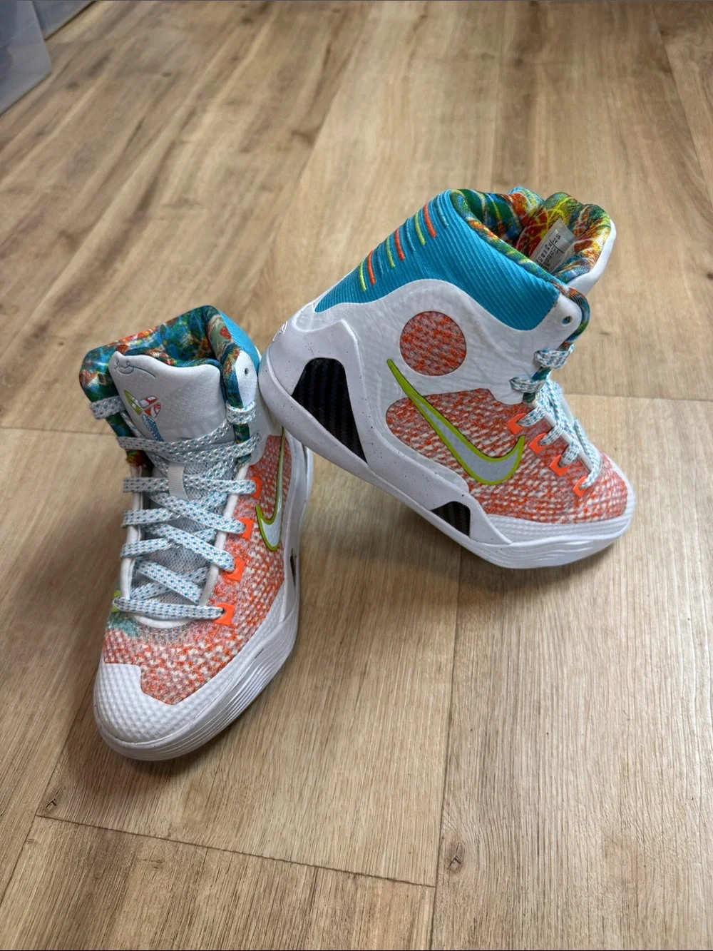 The Nike Kobe IX Elite hi-top shoes kids